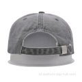 Aangepaste denim gewassen papa honkbalpetten